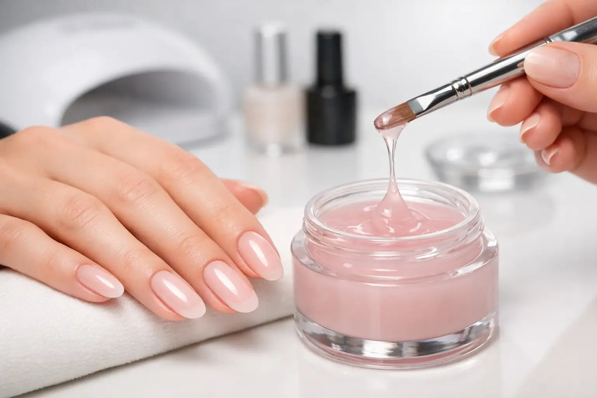 Builder Gel for Strong, Refined Nail Sets