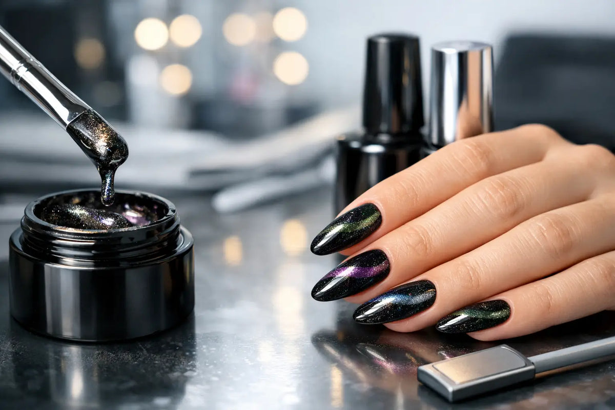 Cat Eye Gel for High-Impact Salon Sets