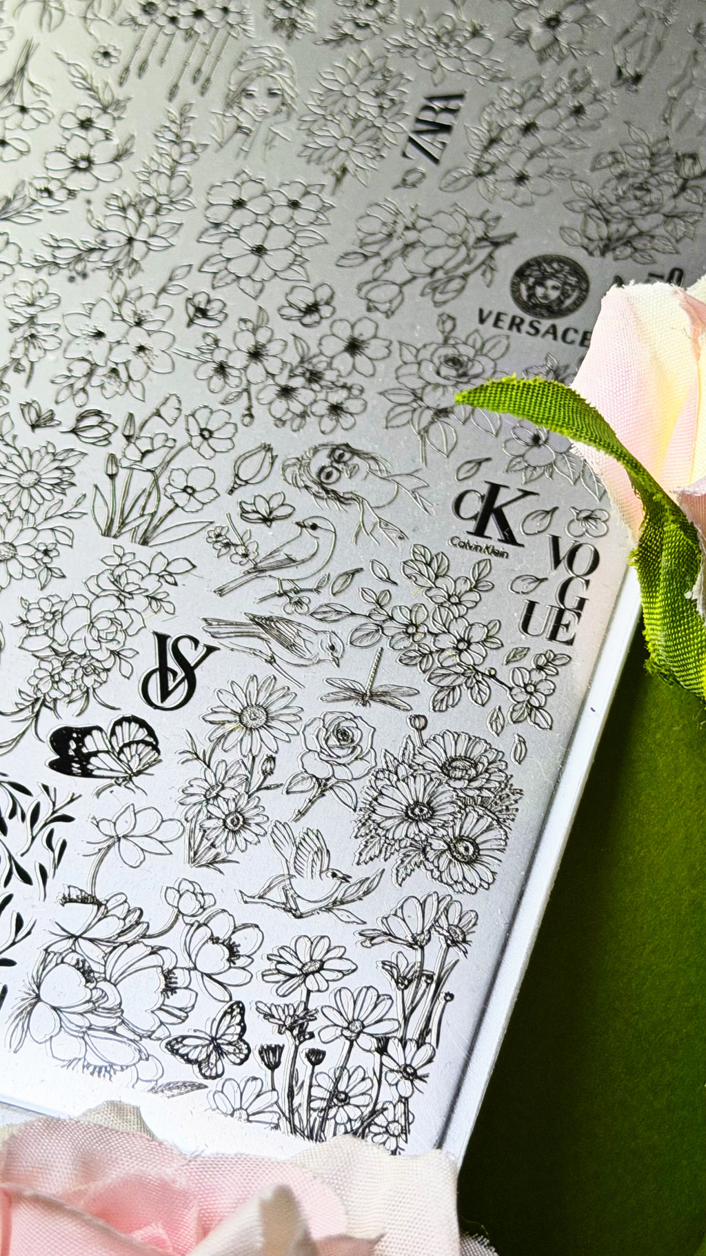 ENIGMANIC Stamping Plate #41 — Florals