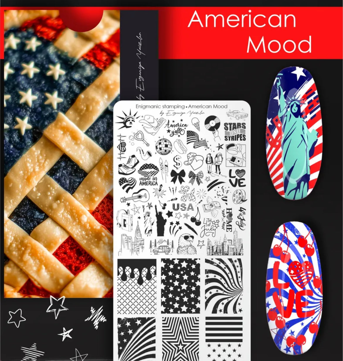 ENIGMANIC Stamping Plate “American Mood”