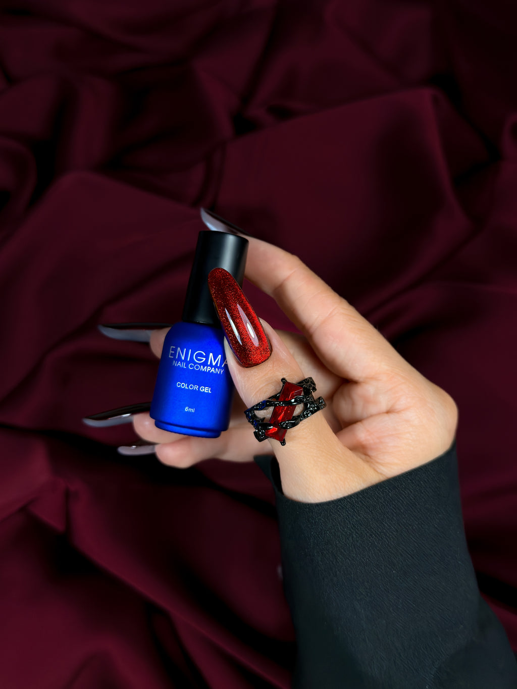 Red Cat Eye Gel Polish ENIGMANIC